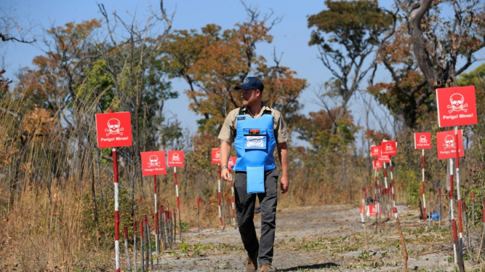 Wie seine Mutter Diana: Prinz Harry besucht Landminen-R&auml;umprojekt in Angola