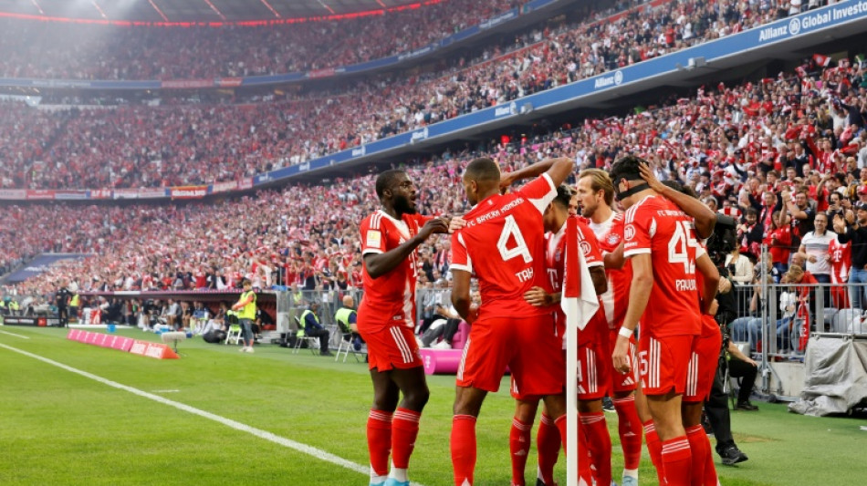 Allemagne: le Bayern déjà seul en tête de la Bundesliga après trois matches