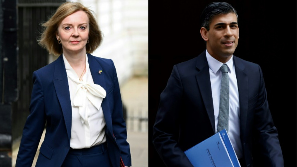 Course &agrave; Downing Street: face-&agrave;-face, Liz Truss et Rishi Sunak s'opposent sur les taxes