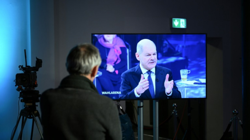 TV-Debatte kurz vor Wahl: Scholz und Herausforderer stellen sich B&uuml;rgerfragen