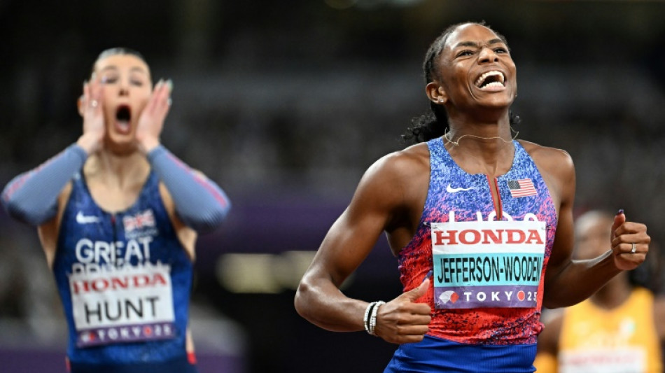 Jefferson-Wooden emulates Fraser-Pryce with world sprint double