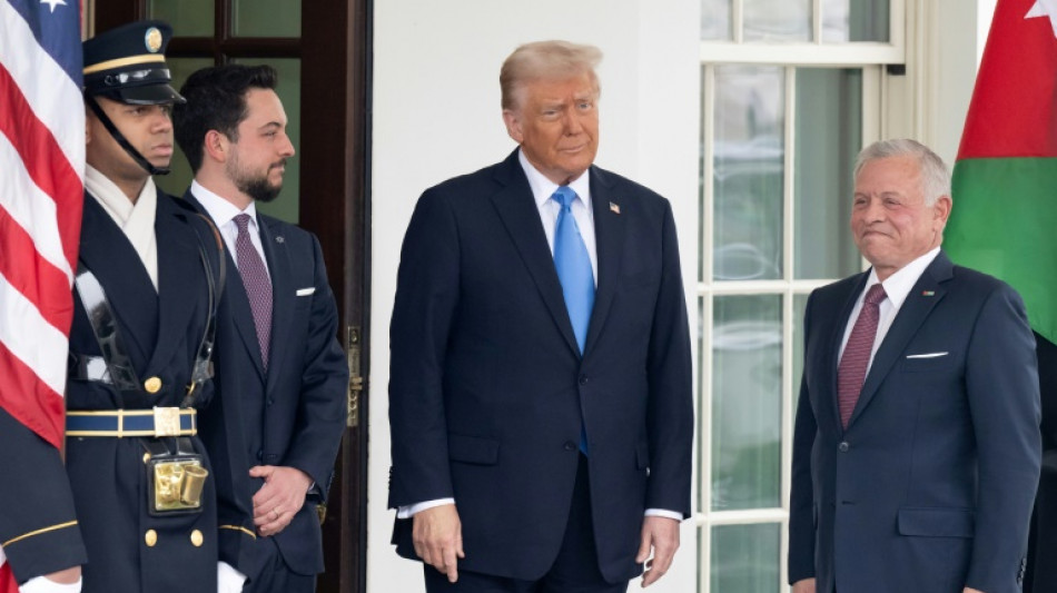 Ton courtois entre Trump et le roi de Jordanie, sans r&eacute;gler les diff&eacute;rends sur le fond