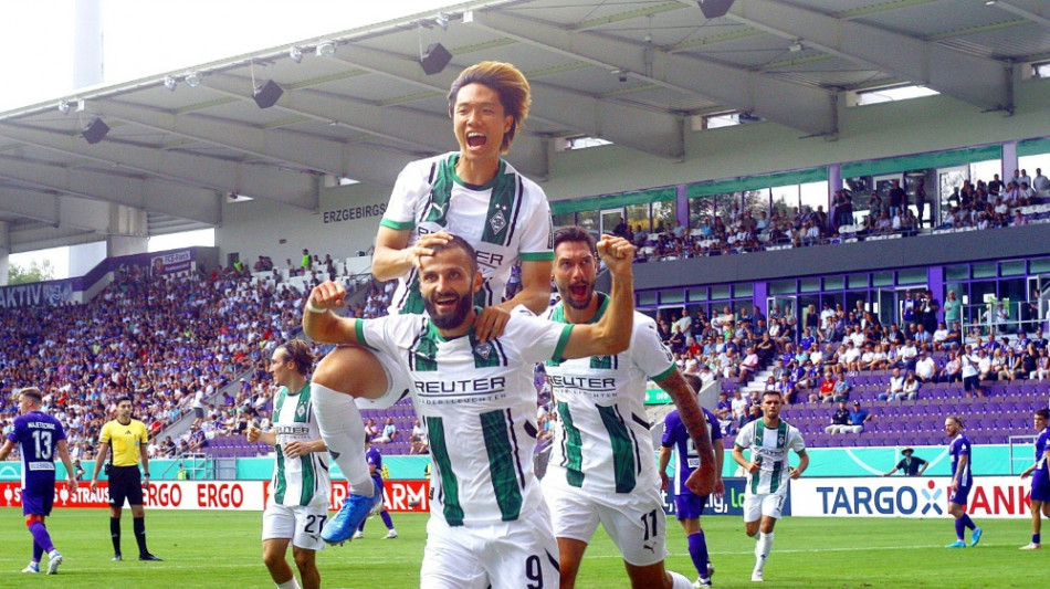 Sch&ouml;ne Tore, guter Auftritt: Gladbach ringt Aue nieder