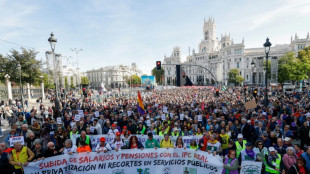 Milhares de pessoas protestam em Madri em defesa das aposentadorias